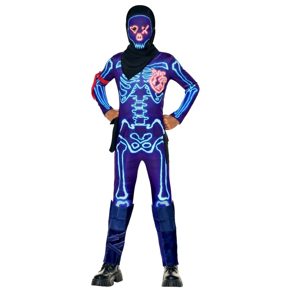 Fortnite Party Trooper Child Costume‎ Size Medium 8-10 - Picture 2 of 8